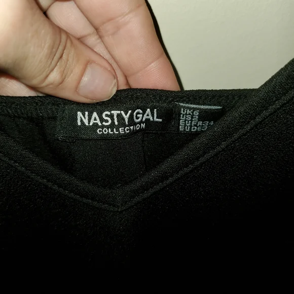 Nastygal simple black bodycon dress - Picture 3 of 4